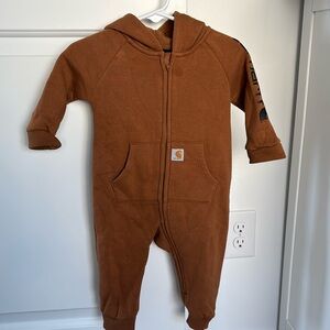 rust carhartt zip up